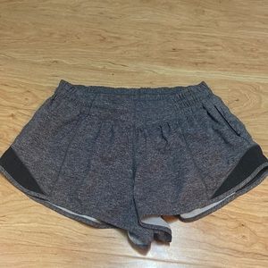 Hotty Hot High-Rise Lined Short 2.5" Size 8 gray